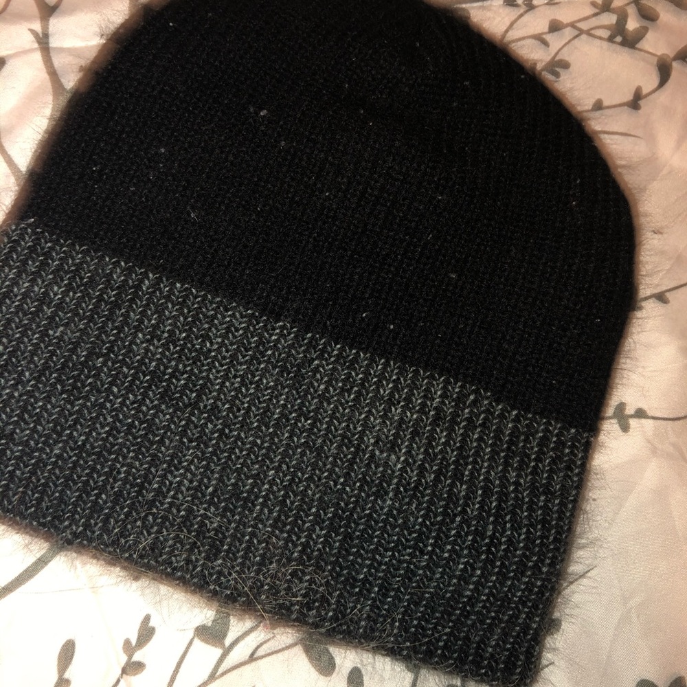 black beanie
